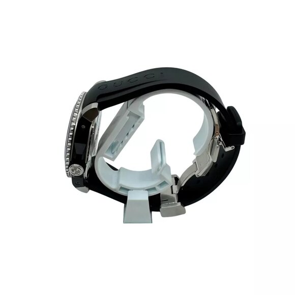 GUCCI Dive Cat Head Wrist Watch Black Rubber main image 10
